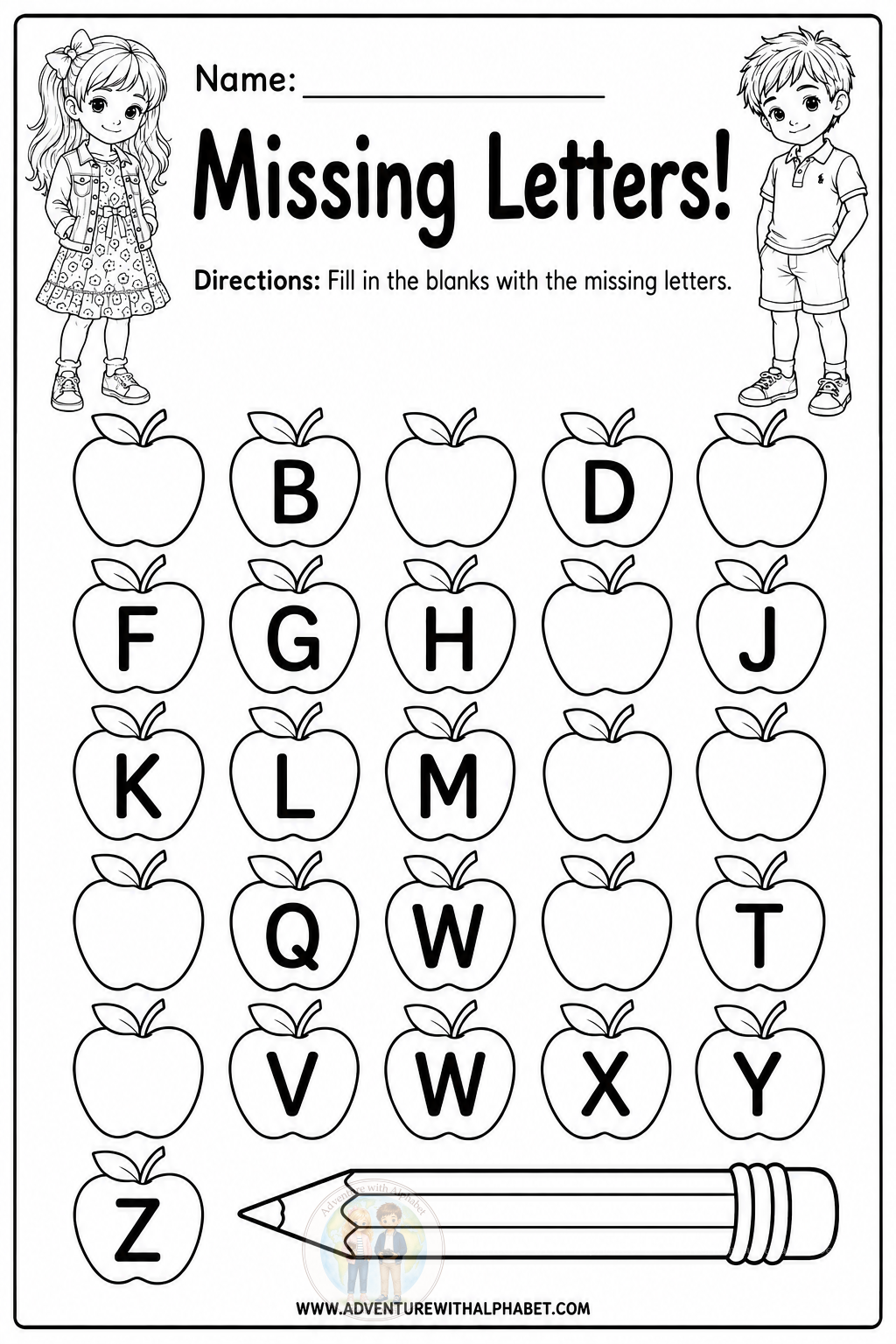 New in the Learning Corner: Missing Letters in the Apples. — image 10
